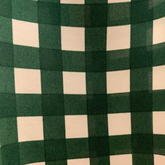 Ann Taylor Short Ruffle Sleeve Gingham top - Picture 3 of 6